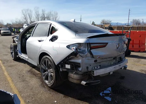 2021 Acura Tlx A-Spec Package из США, поврежденный, VIN 19UUB6F58MA006499